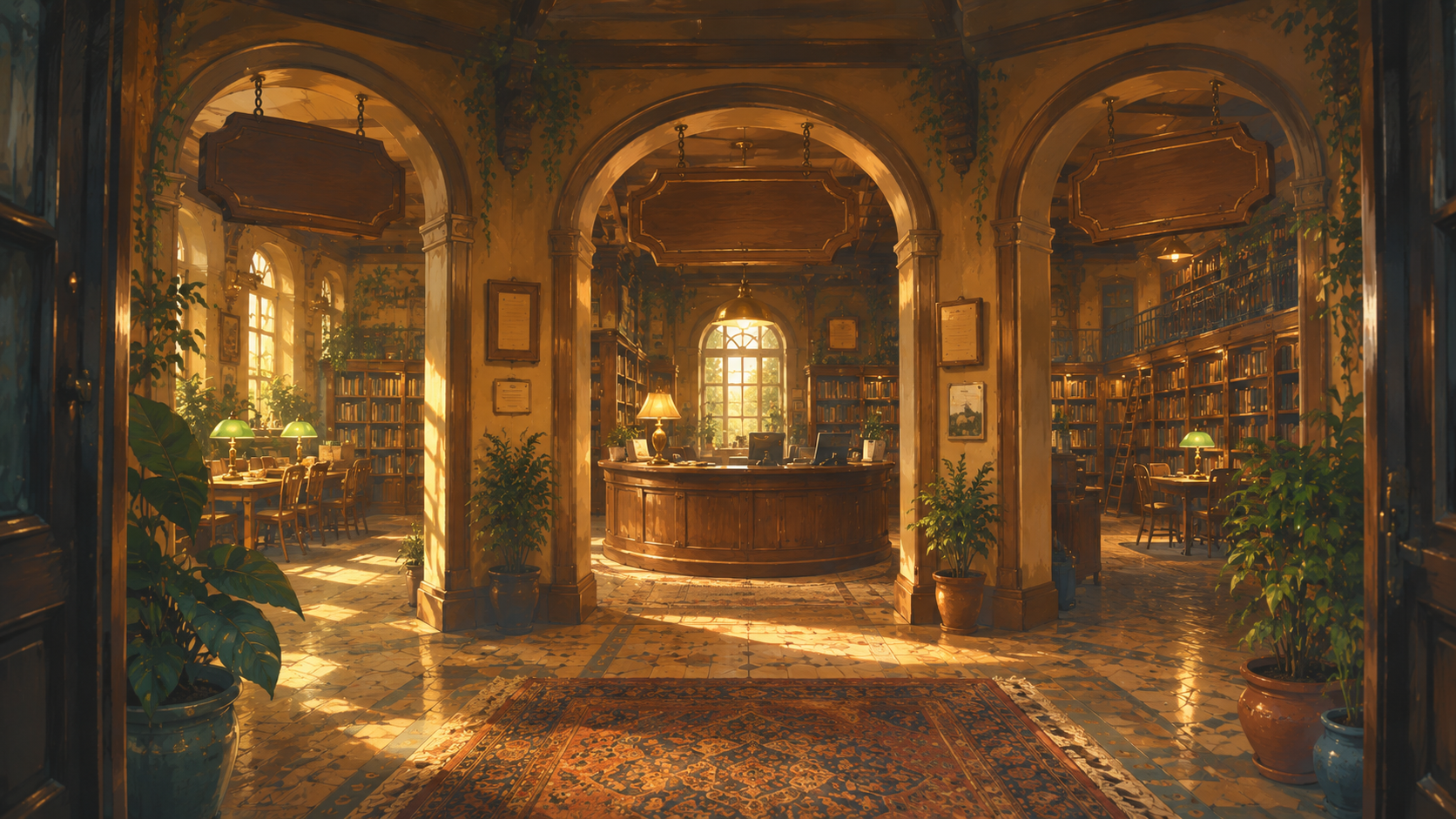 Library lobby